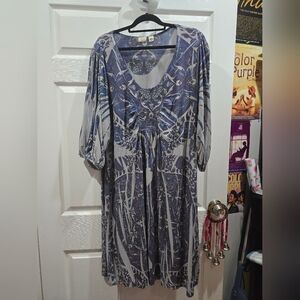 CATO BOHEMIAN DRESS 22/24W